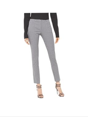 Michael Michael Kors Women's Black White Gingham Ankle Pants Size‎ 12